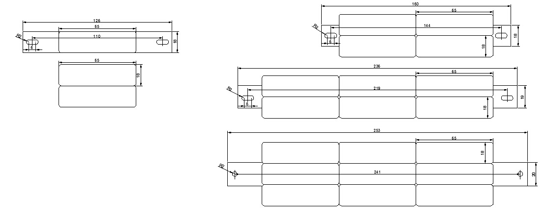 Emergency conversion kit for T5 T8 tube/2*18W Fluorescence Tube