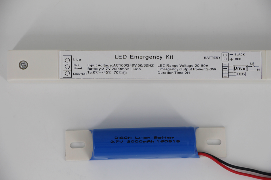 3 Hour Maintained Liner light emergency kit with CE