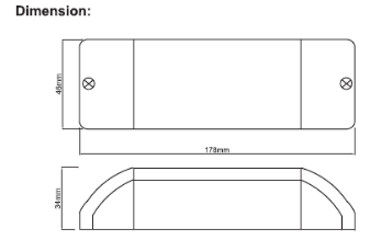 DC 50-200V 10% Emergency of 100W LED EMERGENCY DRIVER
