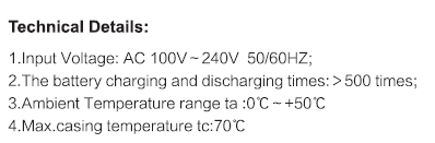 DC 50-200V 100W LED EMERGENCY PACK WITH ROSH
