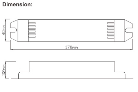 Constant voltage DC12V strip light of emergency