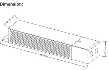 emergency light battery pack