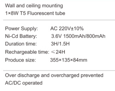 led emergency light ceiling mounted mount lamp