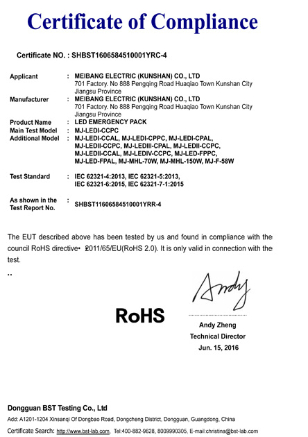 led emergency module