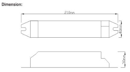Emergency conversion kit for T5 T8 led tube