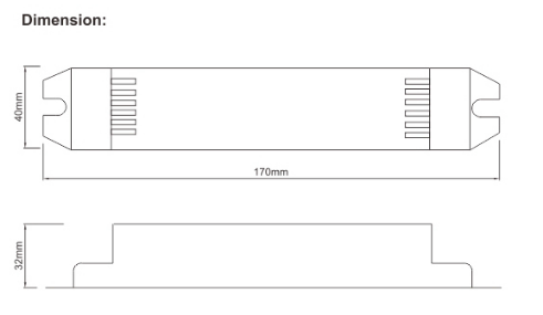 Traditional fluorescent tube 3 hours Emergency kits