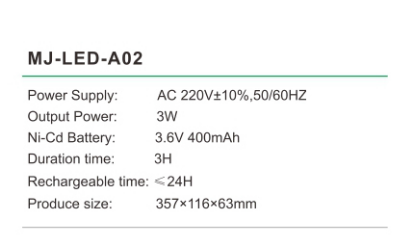 Fire Exit Sign/ Emergency Light