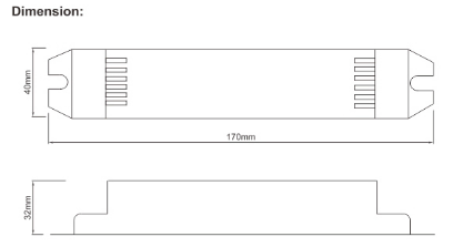LED Tri-proof Emergency 50W Emergency kit With CE