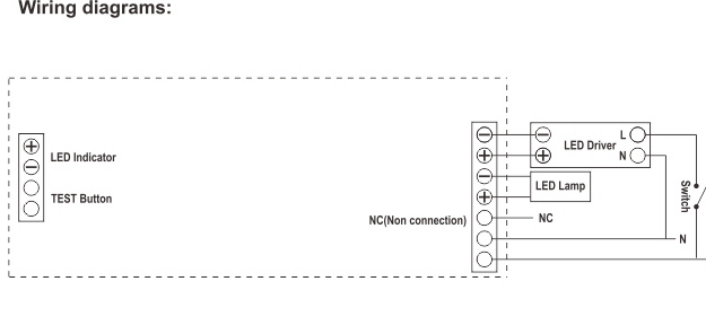 DC 10-70V LED Emergency driver