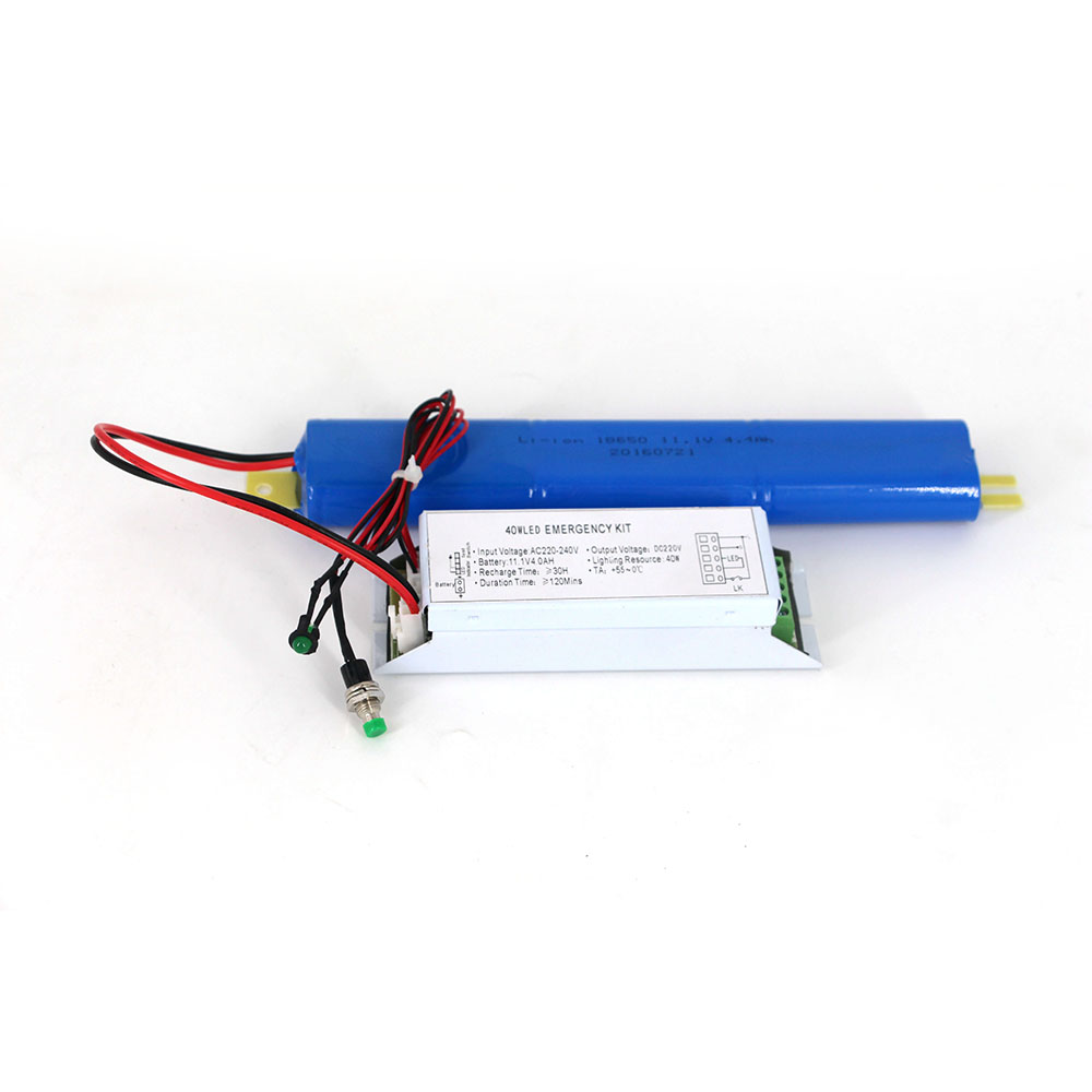 25w LED Emergency Conversion Kit With Rechargeable Battery Pack